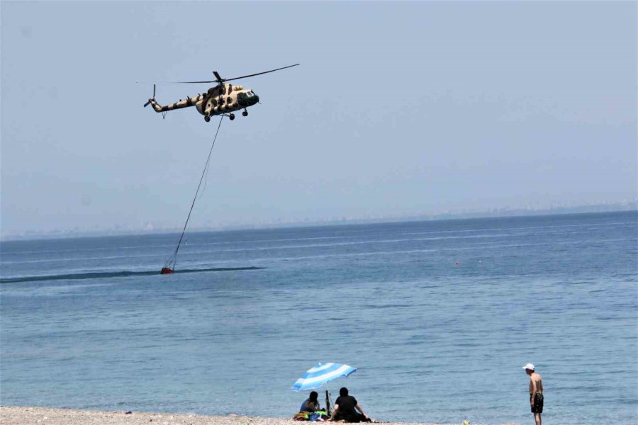 Kemer Yangınının 3’üncü Günde Etrafı Çevrildi