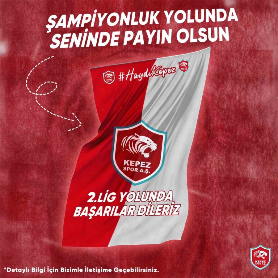 Kepezspor Bayrakları Caddeleri Süsleyecek