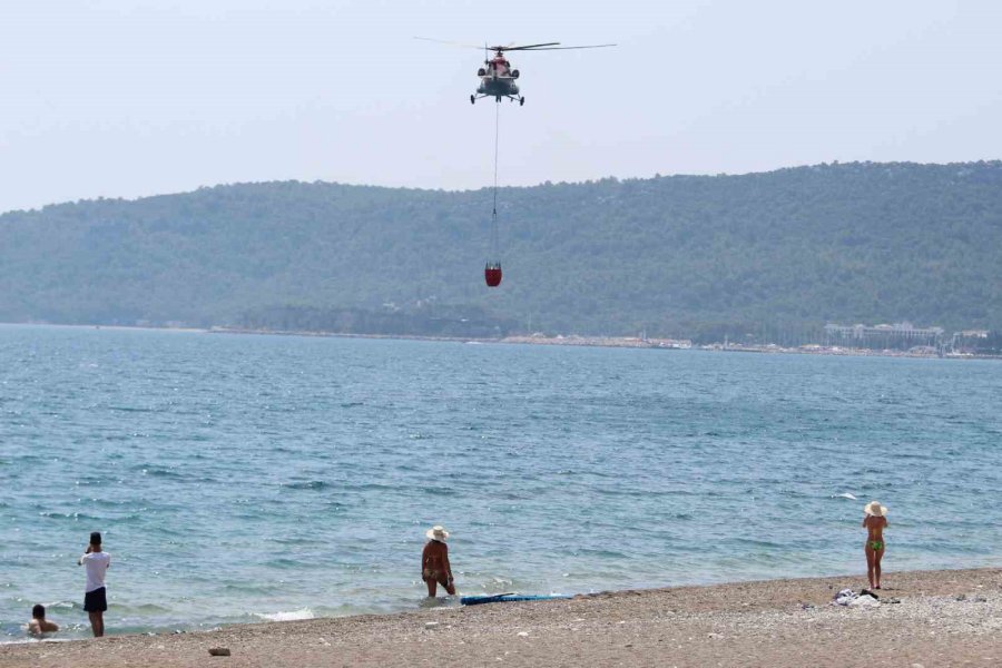 Antalya Kemer’deki Orman Yangını 4. Gününde Devam Ediyor