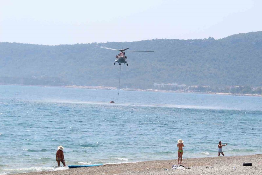 Antalya Kemer’deki Orman Yangını 4. Gününde Devam Ediyor