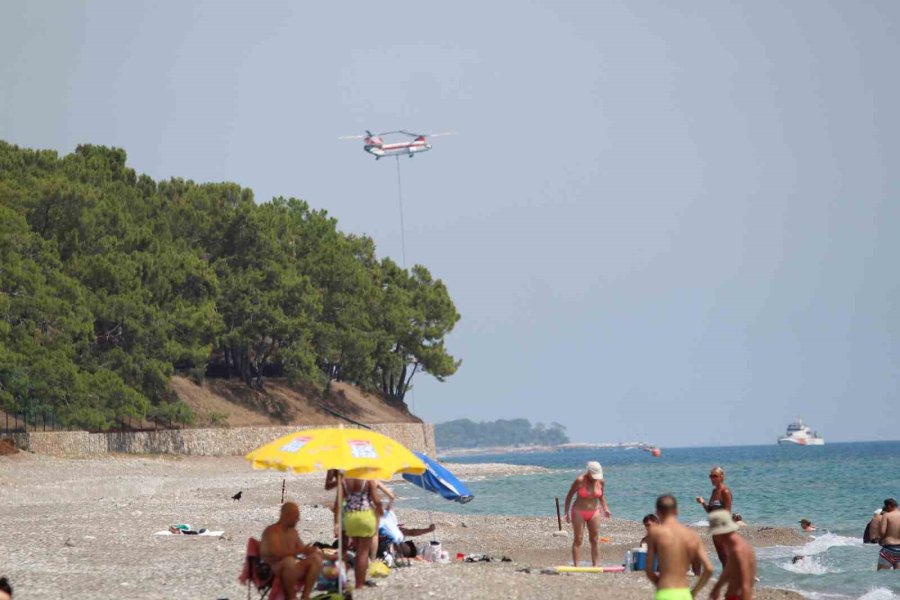 Antalya Kemer’deki Orman Yangını 4. Gününde Devam Ediyor