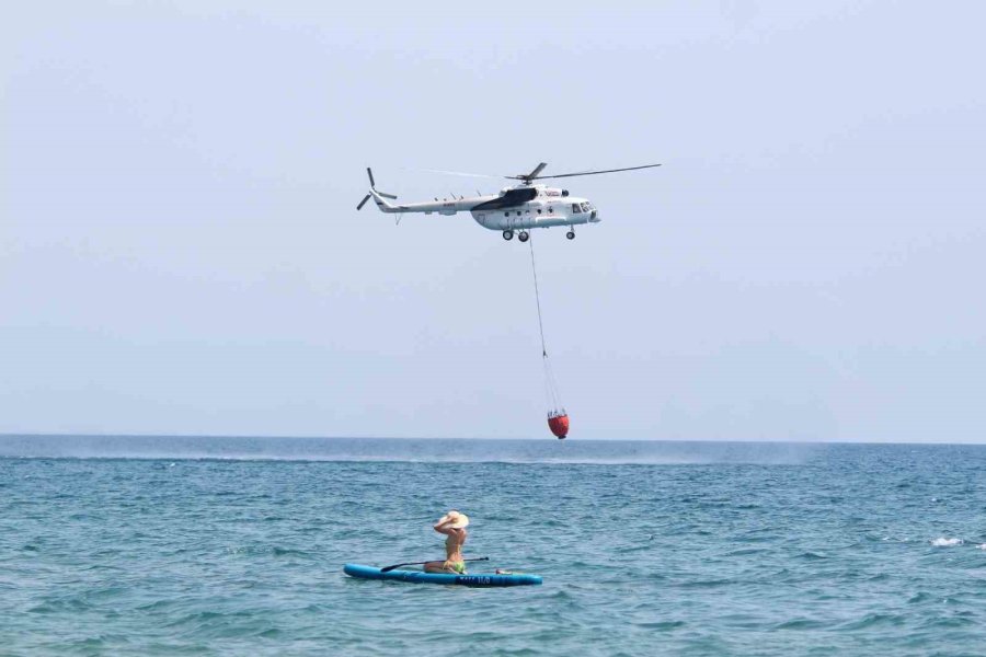 Antalya Kemer’deki Orman Yangını 4. Gününde Devam Ediyor