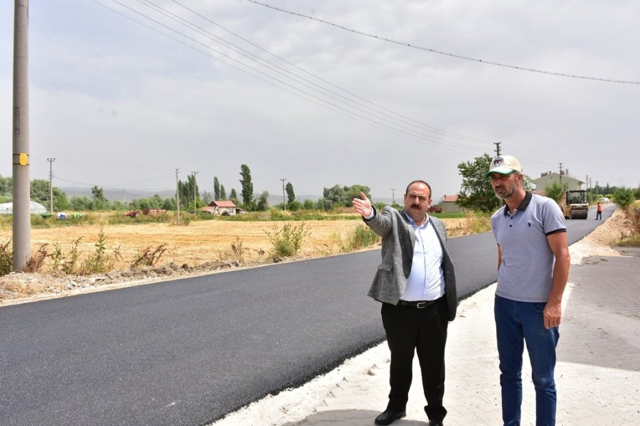 İnönü’de Asfalt Çalışmaları Hız Kesmeden Devam Ediyor