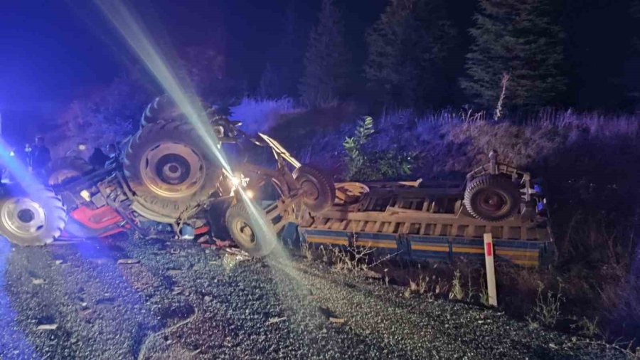 Eskişehir’de Yolcu Otobüsü İle Traktör Çarpıştı: Ölü Ve Yaralılar Var