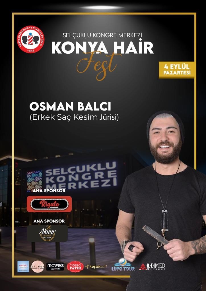 Osman Balcı ’konya Hair Fest’de Ücretsiz Eğitim Verecek