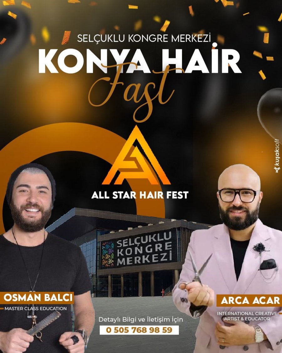 Osman Balcı ’konya Hair Fest’de Ücretsiz Eğitim Verecek