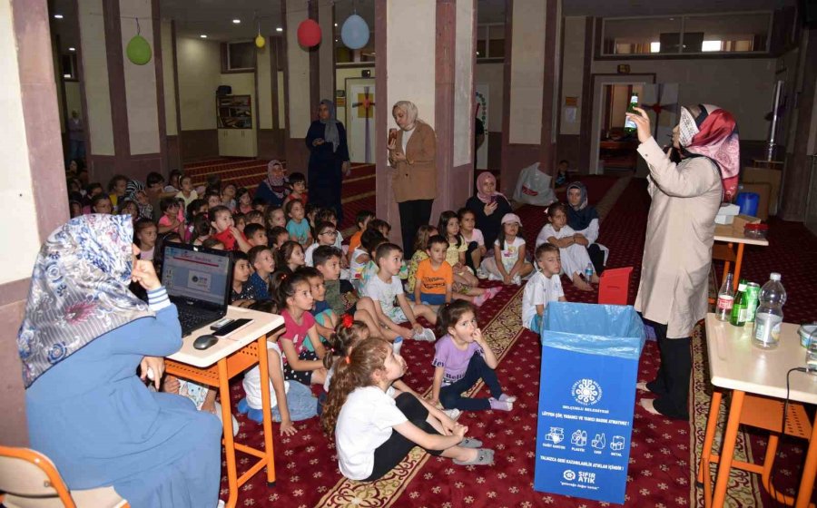 Selçuklu Belediyesi’nden Cami Ve Yaz Kur’an Kurslarında Sıfır Atık Eğitimi