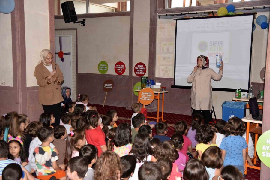 Selçuklu Belediyesi’nden Cami Ve Yaz Kur’an Kurslarında Sıfır Atık Eğitimi