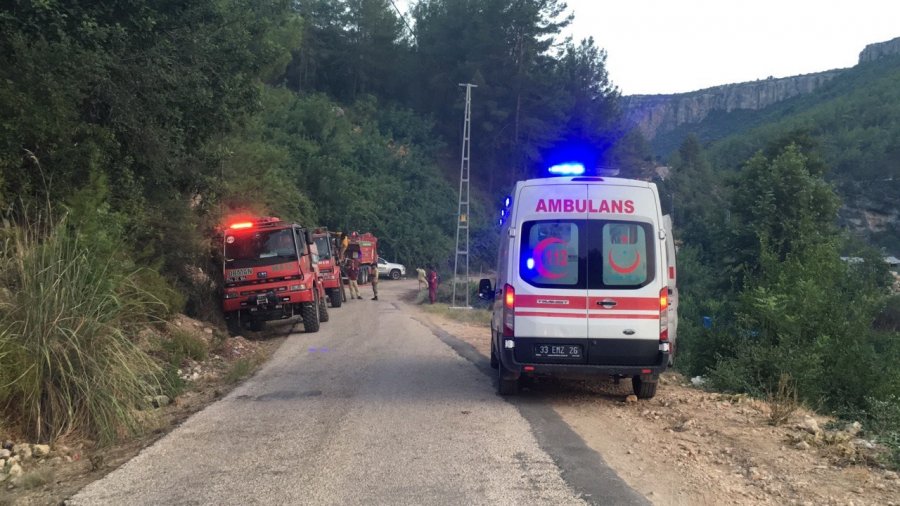 Mersin’de Dünyaca Ünlü Vadide Çıkan Orman Yangını Söndürüldü