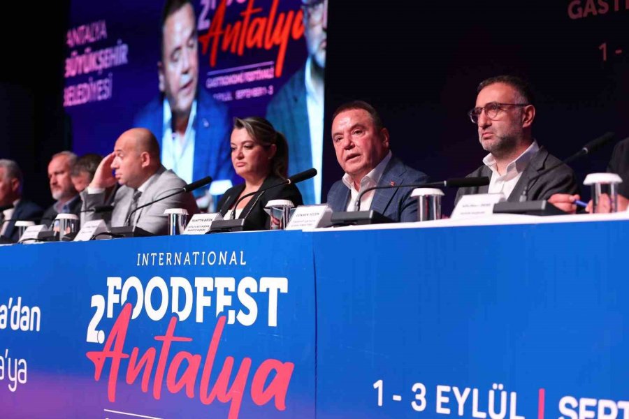 Antalya’dan Dünyaya Açılan 2. Foodfest Antalya Gastronomi Festivali Başlıyor