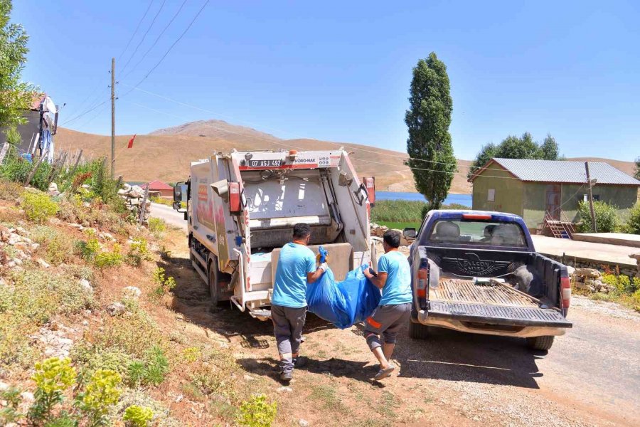 Alanya’da Yaylaların Çöp Sorunu Çözüldü