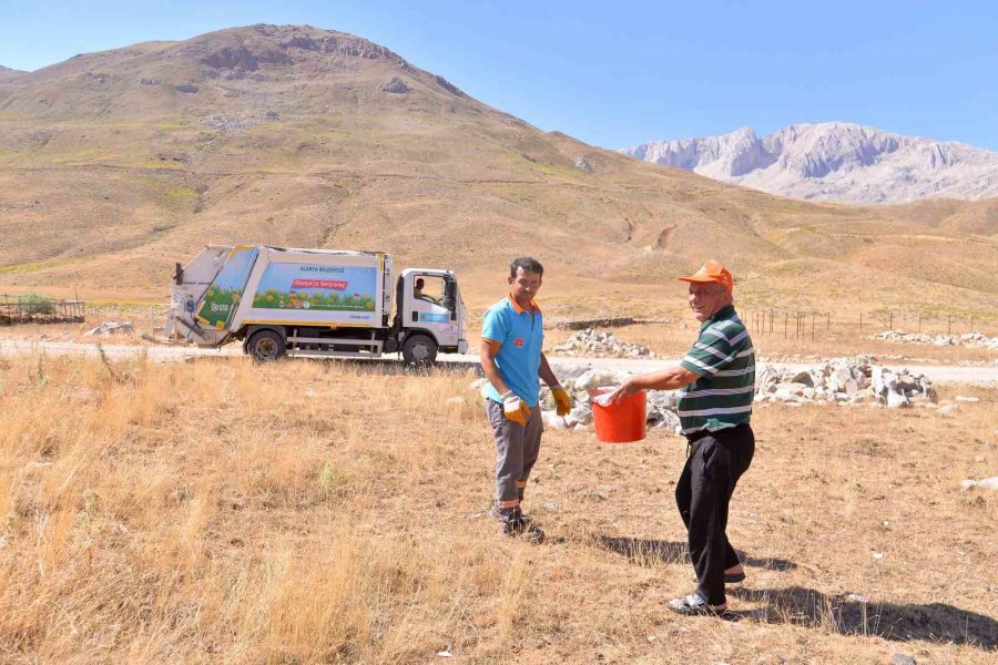 Alanya’da Yaylaların Çöp Sorunu Çözüldü