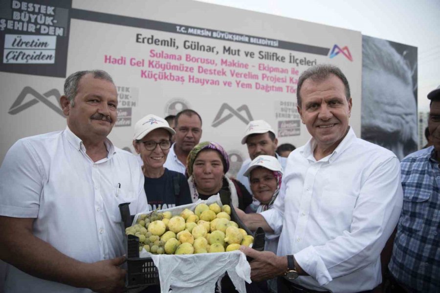 Başkan Seçer : "çiftçimize Destek Oluyoruz"