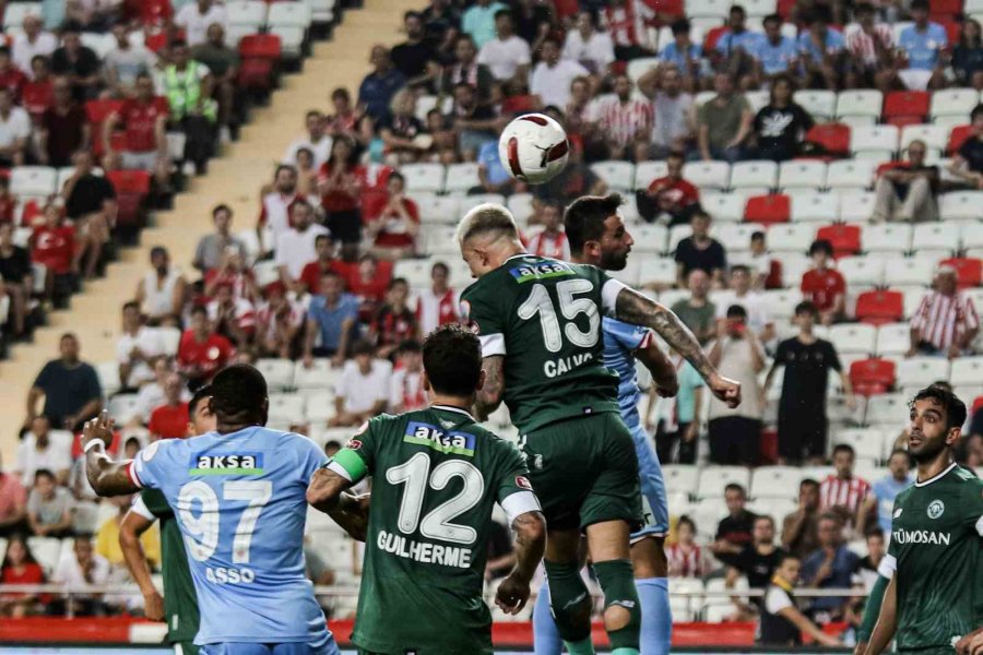 Trendyol Süper Lig: Antalyaspor: 0 - Konyaspor: 0 (ilk Yarı)