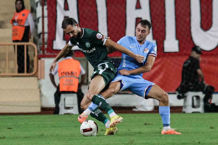 Trendyol Süper Lig: Antalyaspor: 0 - Konyaspor: 0 (ilk Yarı)