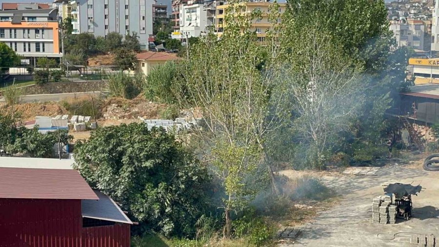 Yakılan Atıklar Yangın Çıkardı