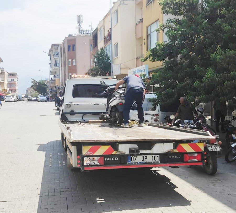 Gazipaşa’da Motosiklet Denetimleri Arttı