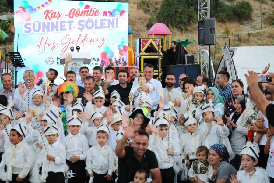 Kaş Gömbe Yaylasında Geleneksel Sünnet Şöleni Yapıldı