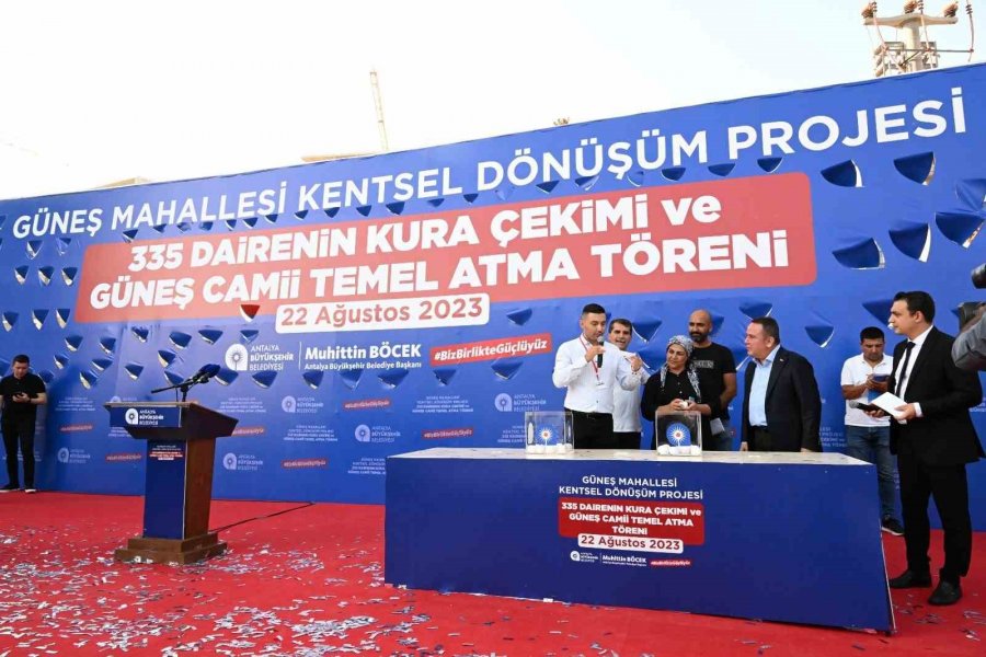 Güneş Mahallesi Kentsel Dönüşümü’nde Çifte Sevinç