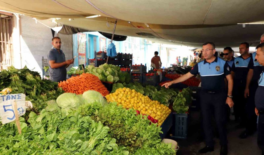 Mersin’de Pazar Yerlerinde Fiyat Ve Tartı Denetimi