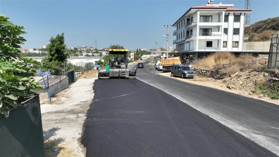 Alanya Belediyesi’nden Batı Bölgesine Büyük Asfalt Hamlesi