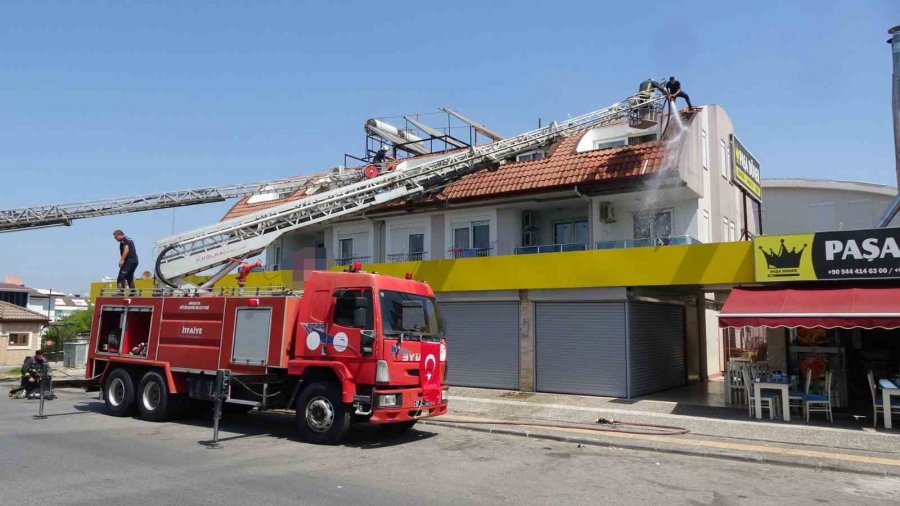 Otel Personel Lojmanında 1 Yılda Çıkan İkinci Yangın Kokuttu