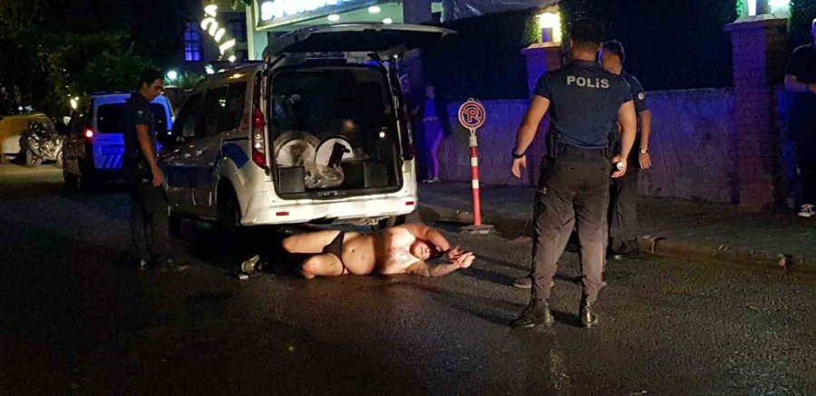 Alanya’da Uyuşturucu Krizine Giren Rus Turist, Polislere Ecel Teri Döktürdü