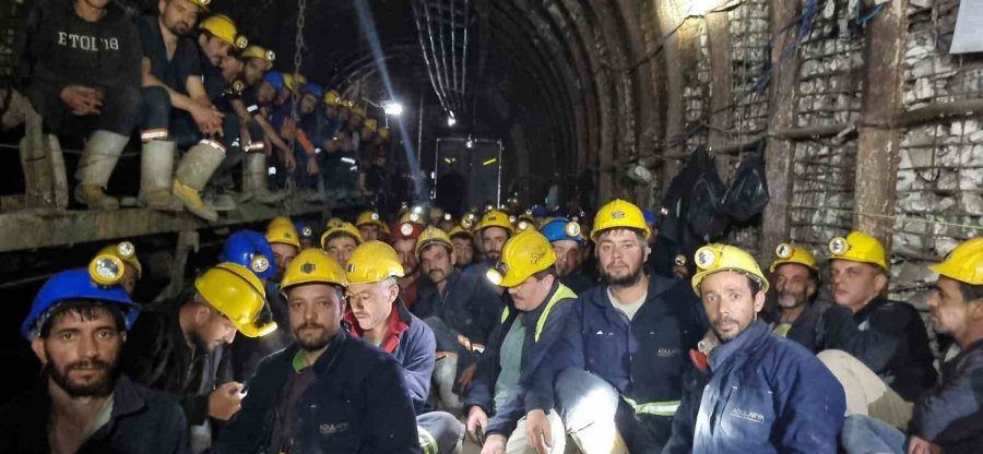 Maden İşçilerinin Yer Altındaki Eylemi 4’üncü Gününde 190 Kişi İle Devam Ediyor