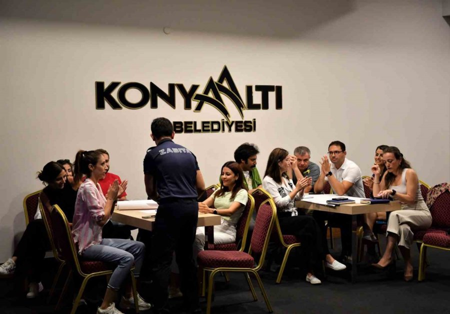 Konyaaltı Belediyesi Personeline Ab Proje Eğitimi