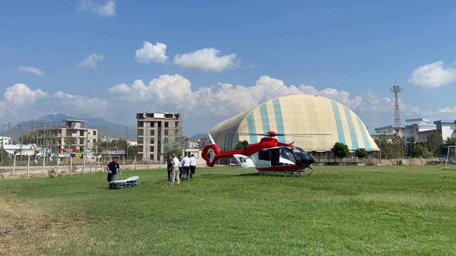 İmdadına Hava Ambulansı Yetişti