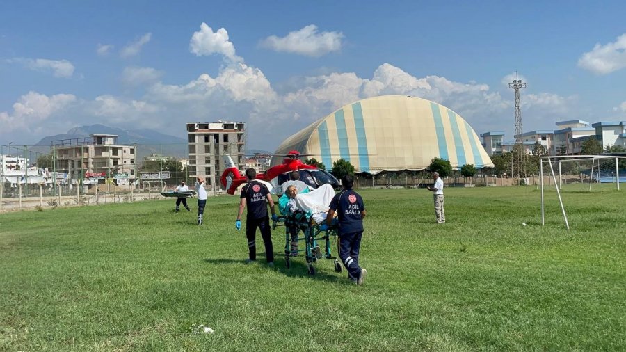 İmdadına Hava Ambulansı Yetişti