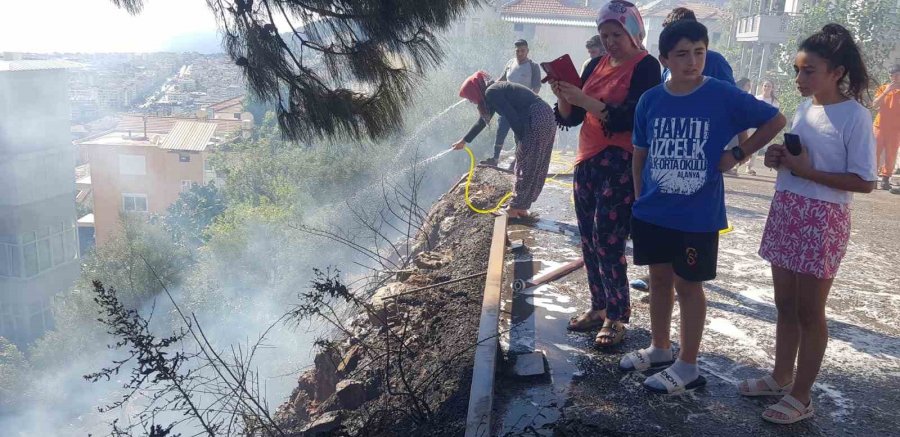 Otluk Alanda Çıkan Yangın, Çam Ağacının Kozalağından Lüks Villalara Sıçradı