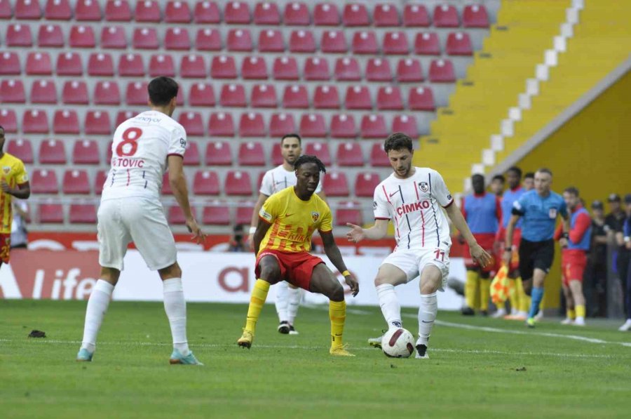 Trendyol Süper Lig: Kayserispor: 1 - Gaziantep Fk: 0 (ilk Yarı)