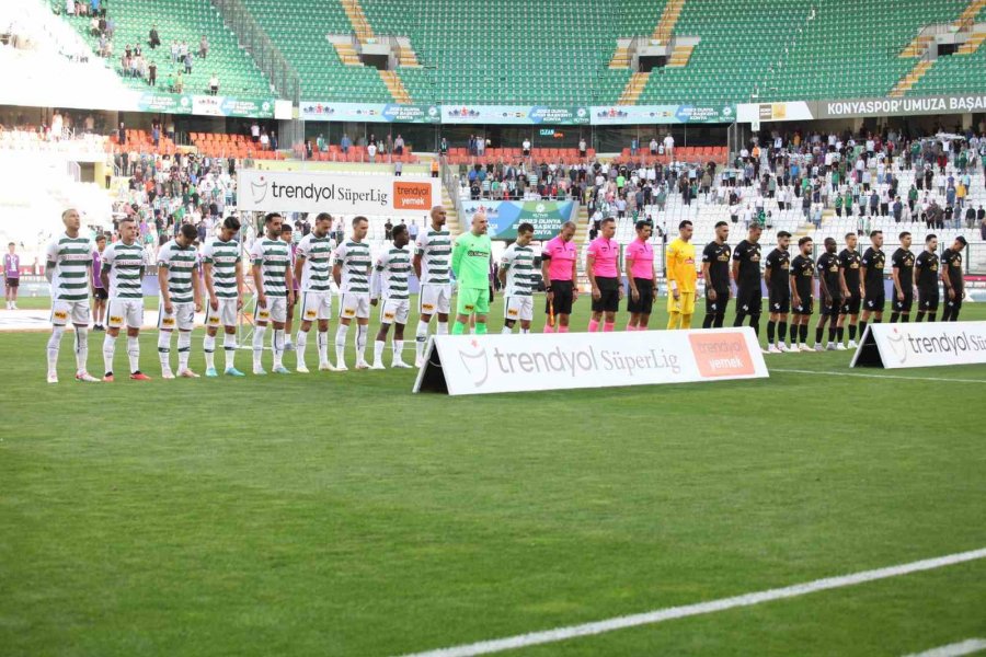 Trendyol Süper Lig: Konyaspor: 1 - Çaykur Rizespor: 0 (ilk Yarı)