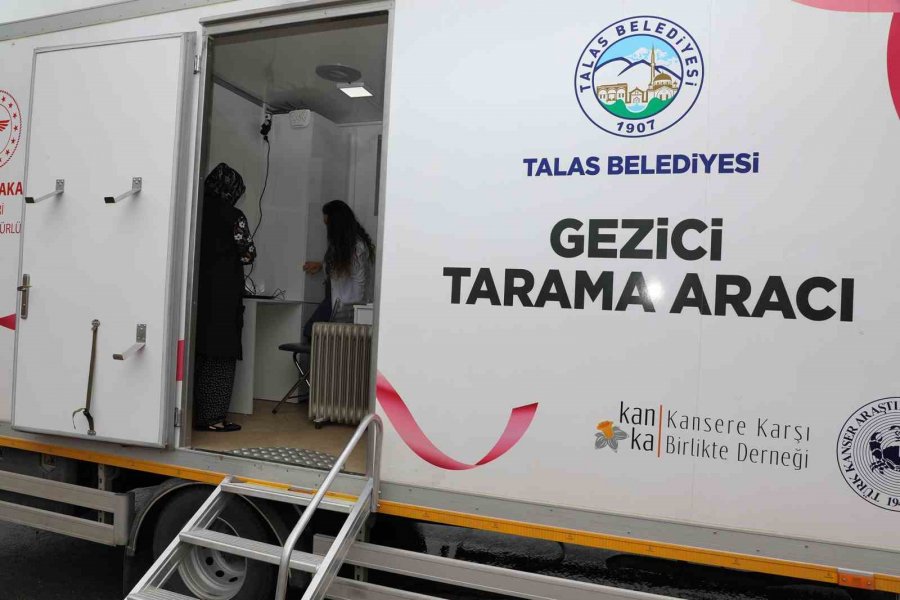 Gezici Kanser Aracı Talas’ı Tarıyor