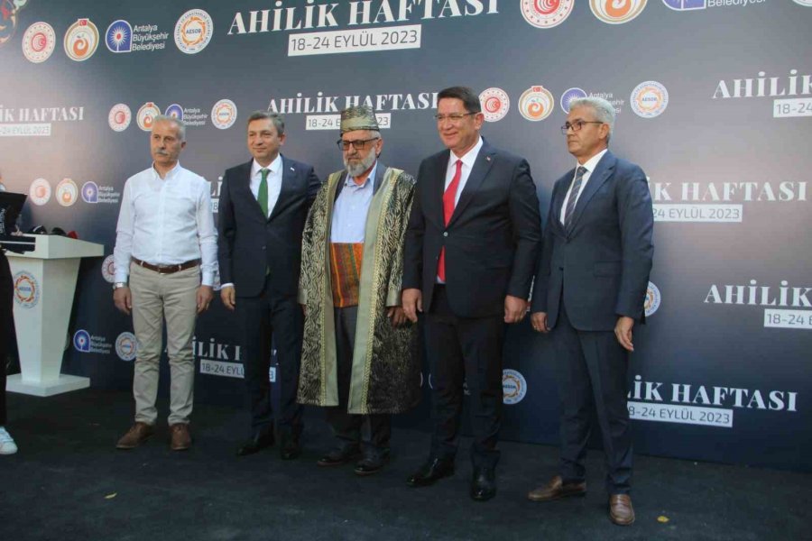 Antalya’da 36. Ahilik Haftası Törenle Kutlandı