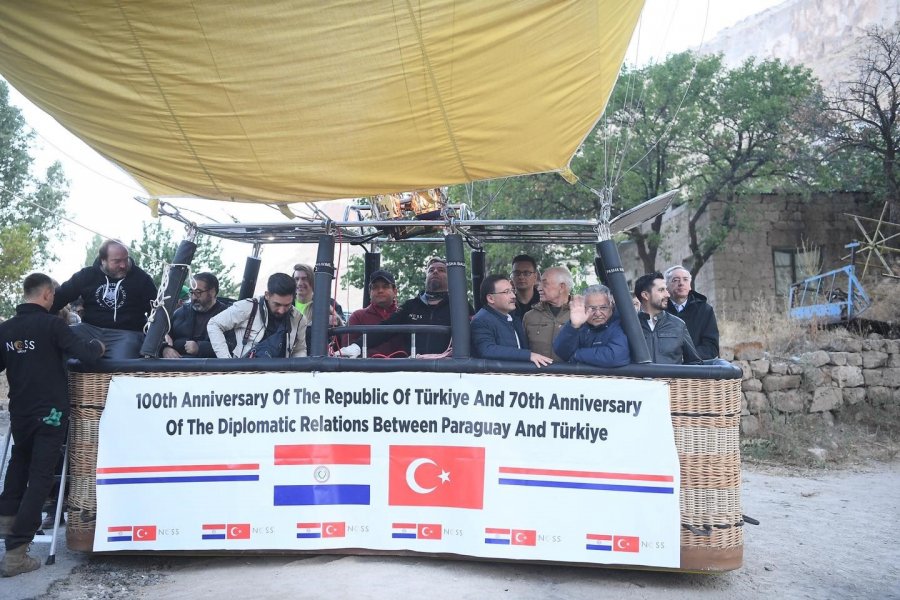 Büyükelçiler Ve Diplomatlar Soğanlı Semalarında Balon Turu Yaptı