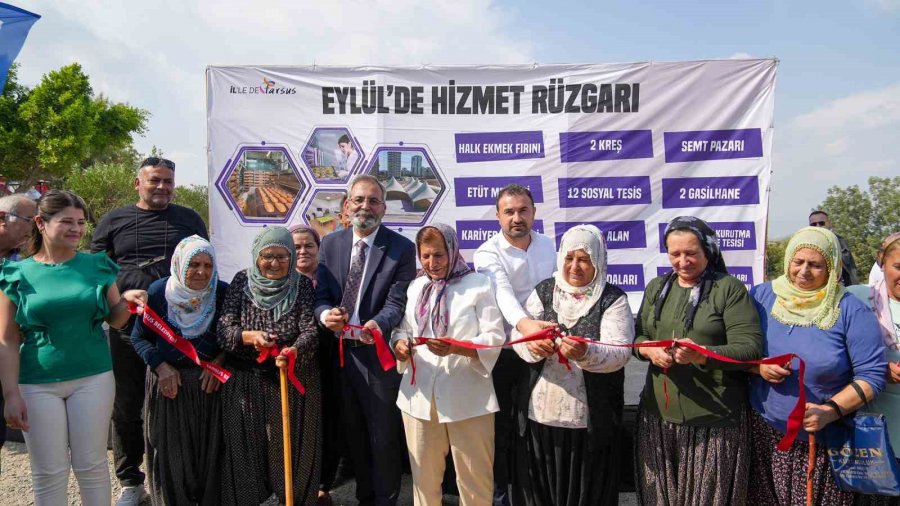 Tarsus’un Köylerinde Sosyal Tesis Ağı Genişliyor