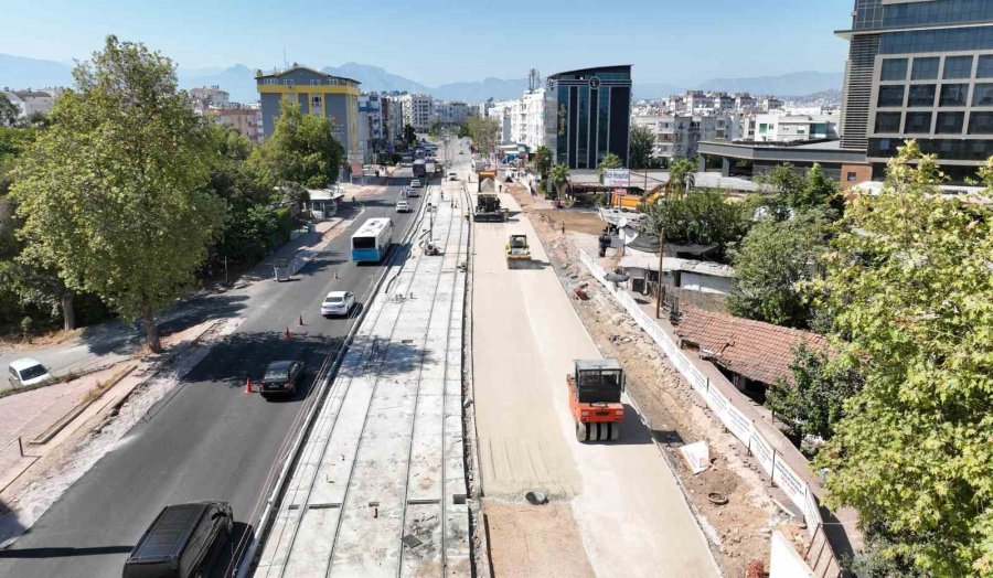 Çöken Tramvay Hattı Tamirinde Sona Gelindi