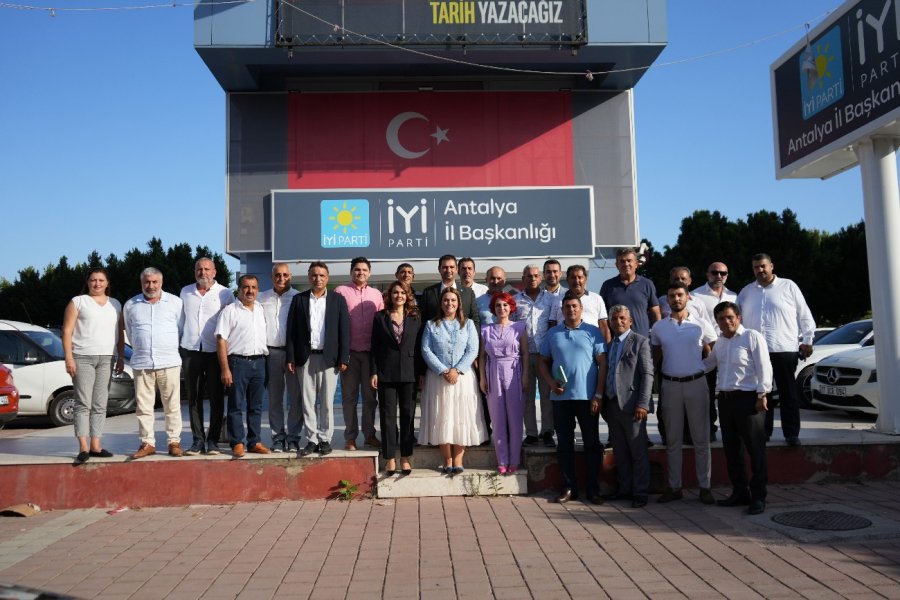 İyi Parti 6. Bölge Koordinatörü Tüfekci’den, Antalya’da Yerel Seçim Çalışması