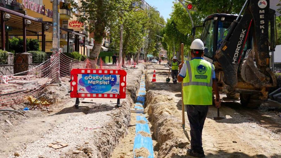 Meski, Tarsus’taki İçmesuyu Hatlarını Yeniliyor