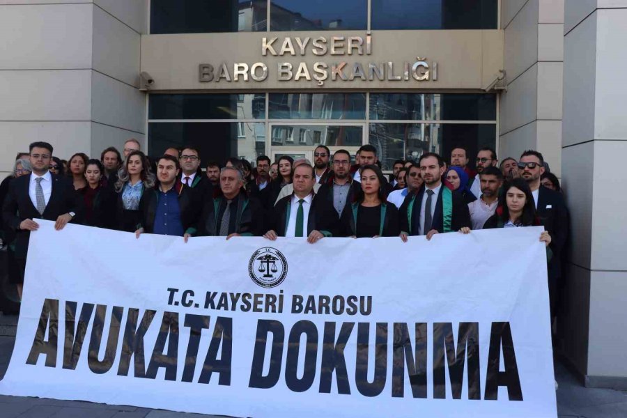 Kayseri Barosu’ndan Avukatlara Yönelik Saldırılara Tepki