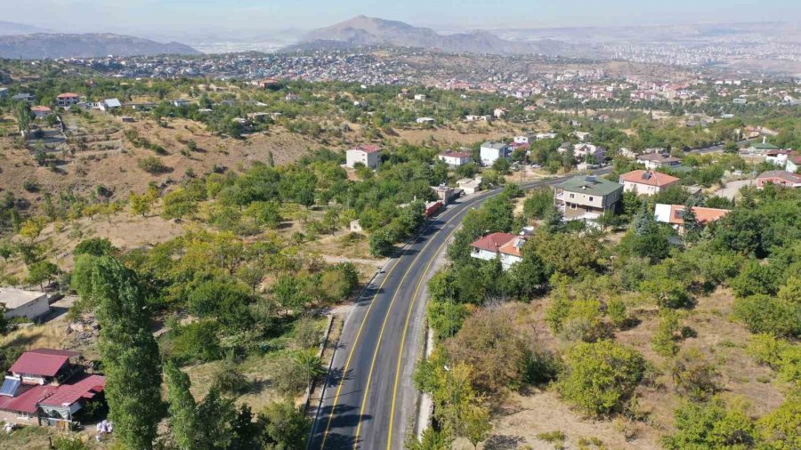 500 Milyonluk Erciyes Yolu’nda Çalışmalar Sürüyor