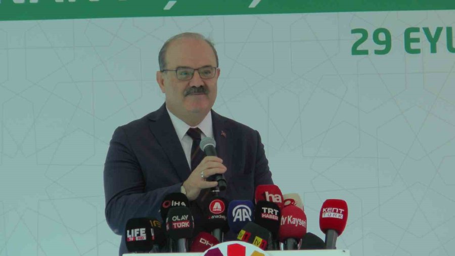 Bakan Özhaseki: “dünyada Türkiye Cumhuriyeti İsmi Geçtiği Zaman Başımızın Dik Olduğu Bir Dönem Başlamıştır”