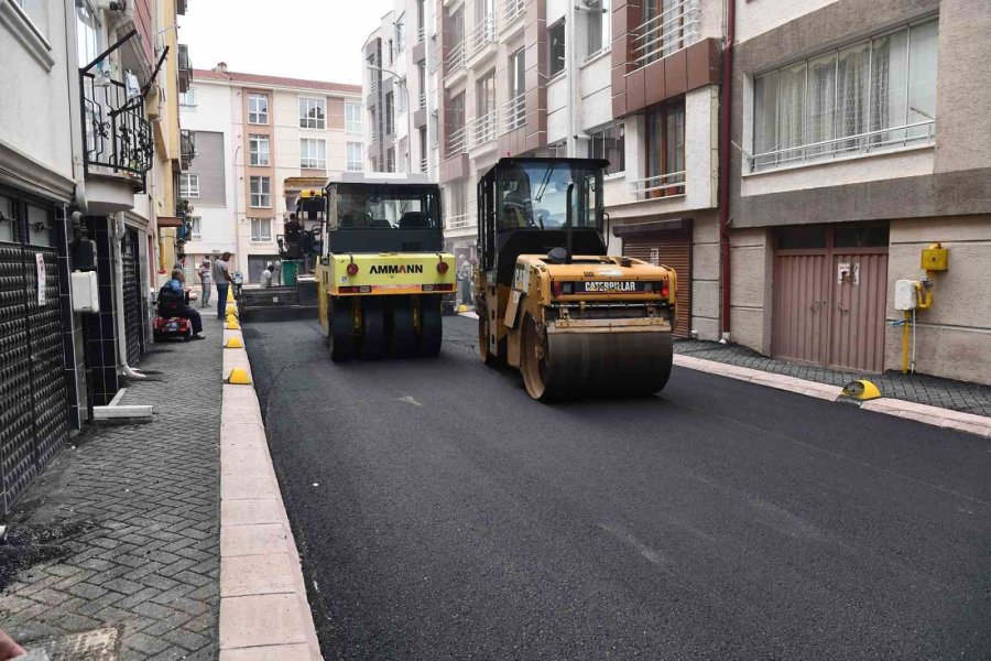 Tepebaşı’nda Üstyapı Çalışmaları Sürüyor