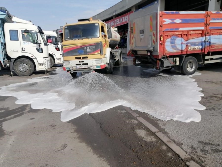 Büyükşehir Hal Kompleksi’nde Detaylı Temizlik, Her Yer Pırıl Pırıl