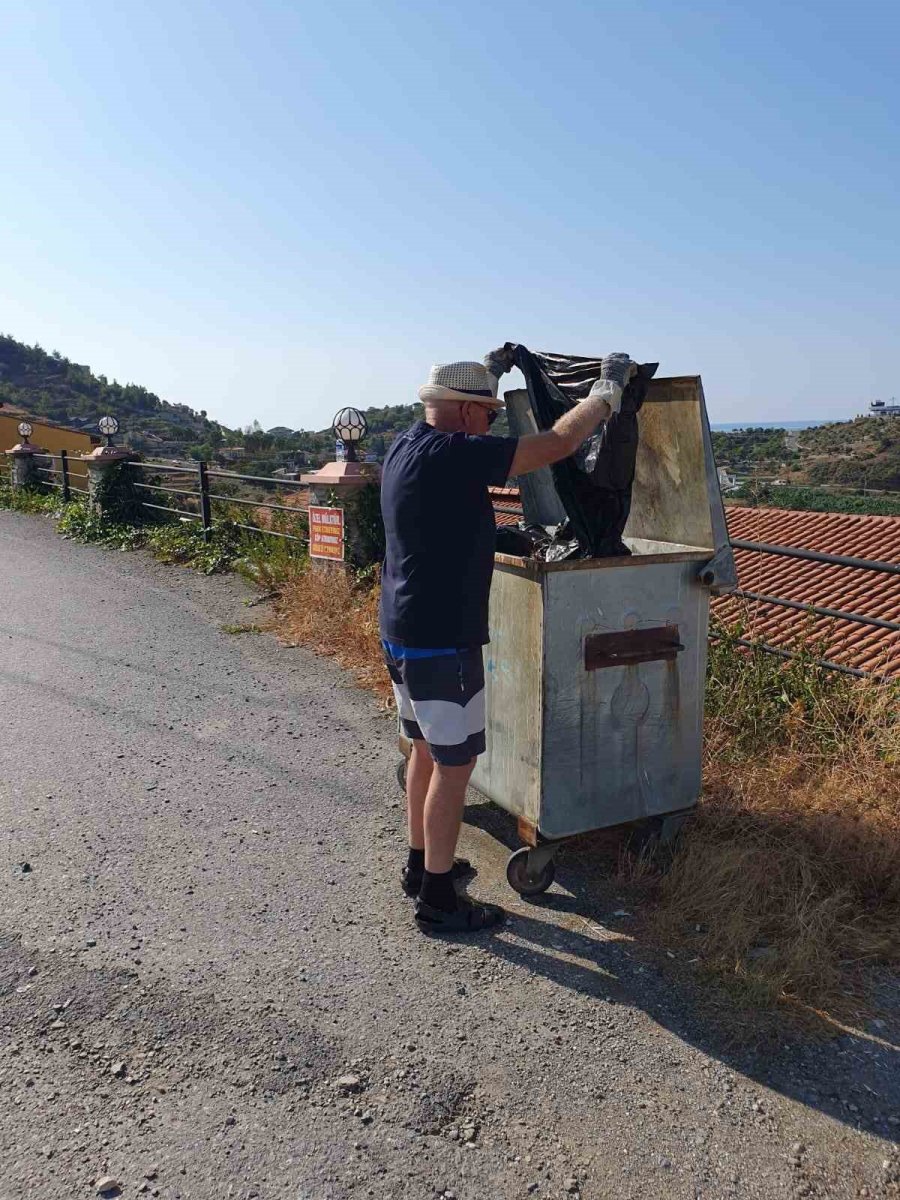 Alman Turistler Ve Yerleşik Almanlar Gazipaşa’da Çöp Topladı