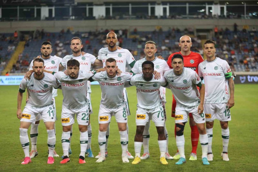 Trendyol Süper Lig: Hatayspor: 1 - Konyaspor : 1 (ilk Yarı)