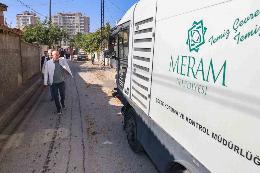 Meram Çevre Timi Sonbahar Temizliği İçin Sahada