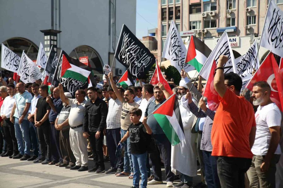 Mersin’de İsrail Protestosu